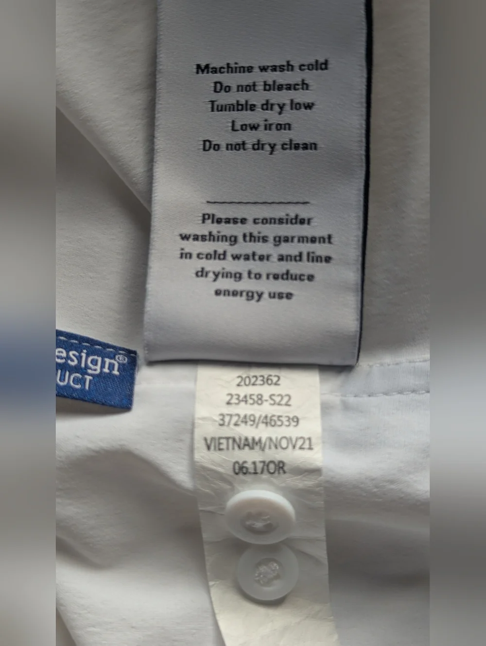 REI Sahara Long Sleeve Shirt Solid White - Picture 12 of 14